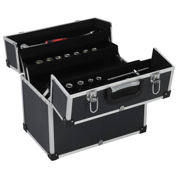 Werkzeugkoffer 91849 Schwarz - Aluminium - ABS - 22 x 34 x 38 cm