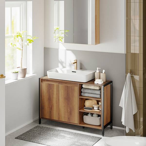 Produit BZR63-L-PF Marron - Bois manufacturé - 30 x 60 x 90 cm