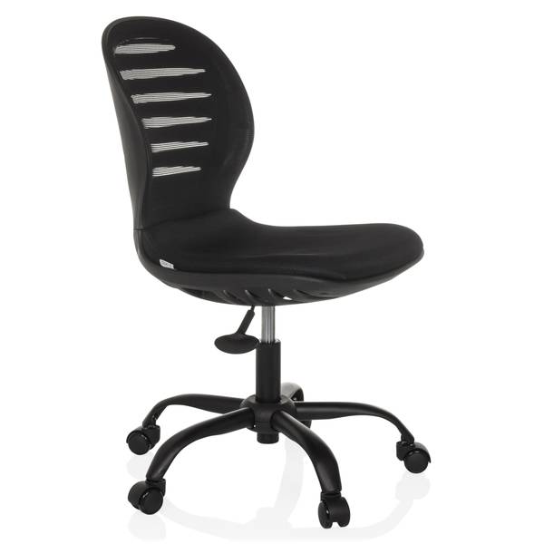 Bürostuhl CASLA Schwarz - Polyester - 53 x 93 x 58 cm