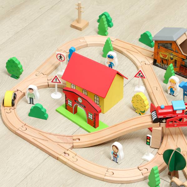 Spieltisch 3A0-018V00BU Blau - Holzwerkstoff - 61 x 40 x 98 cm