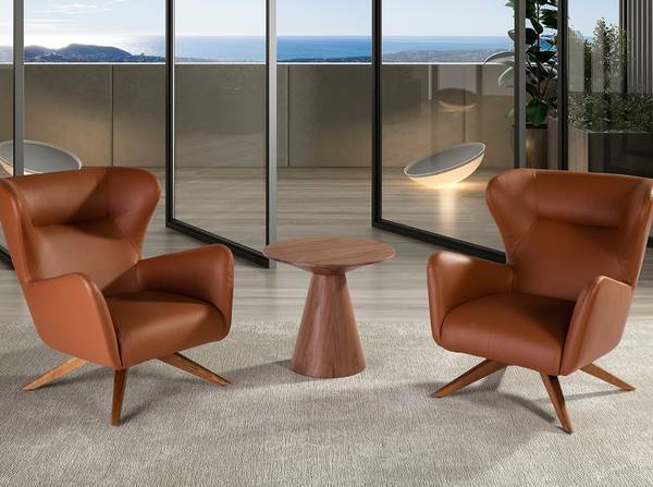Couchtisch 2043 Braun - Walnuss - 60 x 55 x 60 cm