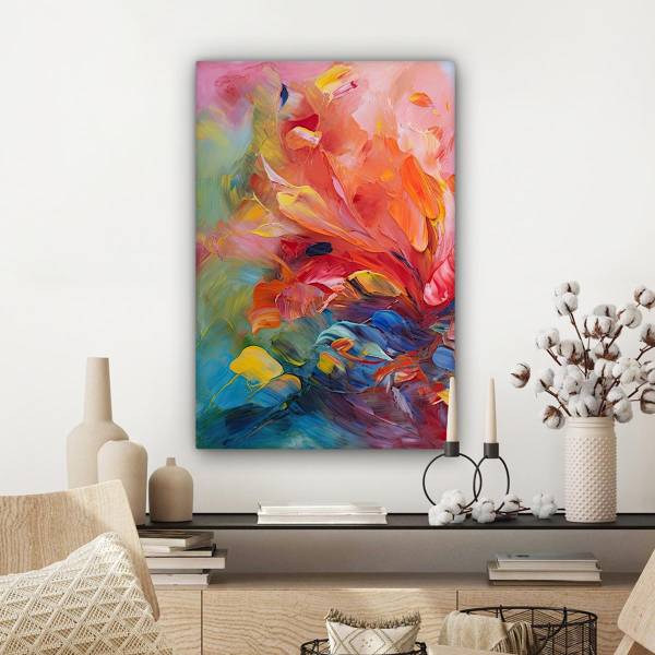 LEINWANDBILD Ölgemälde 60 x 90 cm