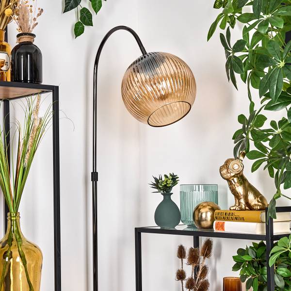 Stehlampe Cesaro Orange - Metall - 52 x 140 x 90 cm