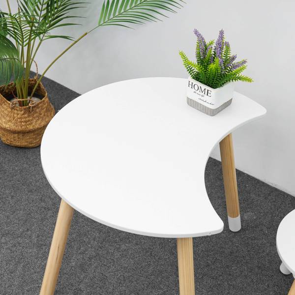 Kindertisch und Stuhl Buriti (2er-Set) Weiß - Holzwerkstoff - 60 x 44 x 40 cm