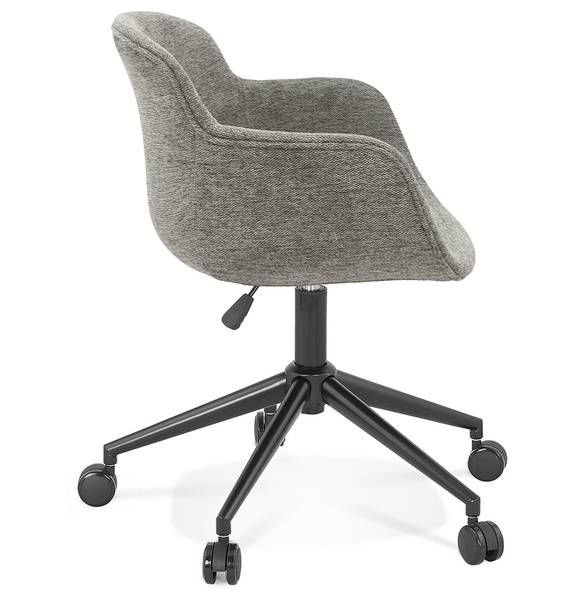 Armlehnstuhl BACARI Grau - Flachgewebe - 54 x 80 x 59 cm