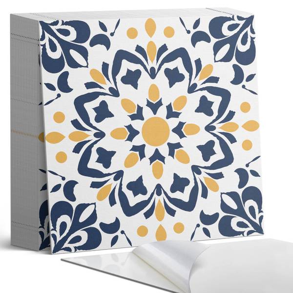 Vinylfliese BlumeMandala 20er-Set 20 x 20 cm