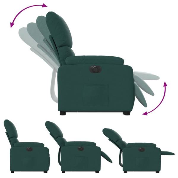 Relaxsessel mit Aufstehhilfe 3032390-3 Dunkelgrün