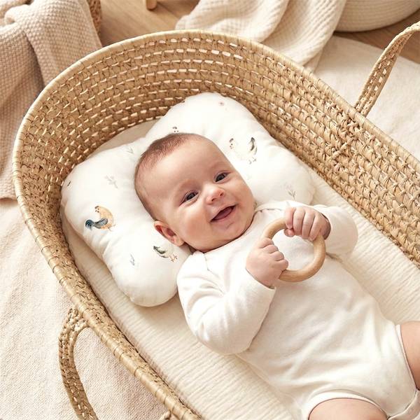Kopfstützkissen Gallina Beige - Textil - 25 x 5 x 30 cm
