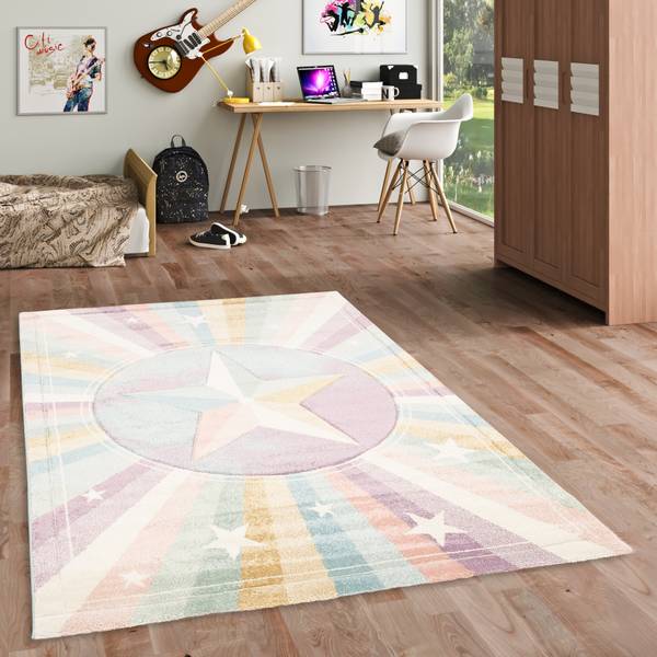 Tapis Enfants Maui Kids Rainbow Étoile 160 x 230 cm