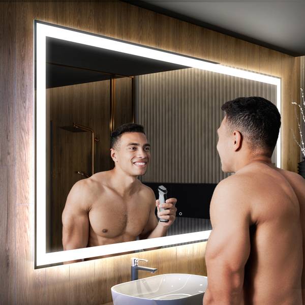 Badspiegel LED001szyh 130 x 50 cm