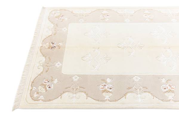 Teppich Darya DCCXLIII Beige - Wolle - 122 x 1 x 188 cm