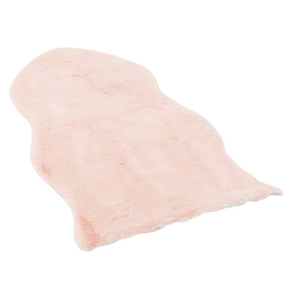 Luxus Super Soft Fellteppich Plush Shape Pink - Textil - 55 x 3 x 80 cm