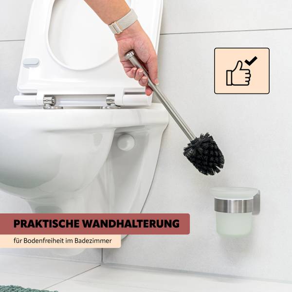 WC Garnitur Piazza Tape 94035 Silber - Metall - 11 x 36 x 14 cm