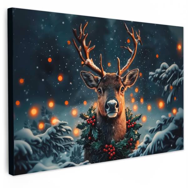 LEINWANDBILD Hirsch 60 x 40 cm