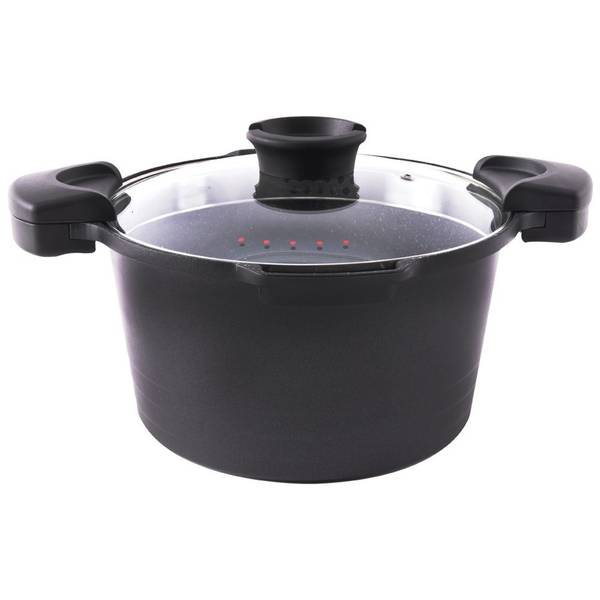 Topf 113108 Schwarz - Metall - 24 x 14 x 36 cm