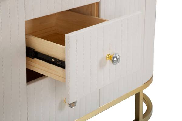 Kommode Montpellier A Beige - Metall - 120 x 85 x 40 cm