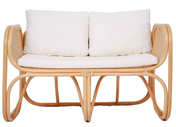 Sofa MOROTAI Braun - Rattan - 117 x 71 x 73 cm