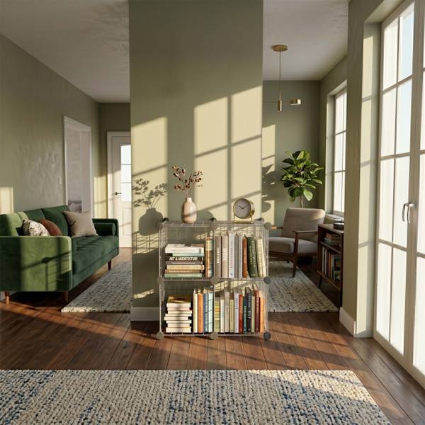 Ensemble de cubes modulaires Argenté - Hauteur : 75 cm