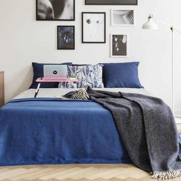 Pinker Laptoptisch Schwarz - Pink - Weiß - Eisen - 63 x 26 x 40 cm