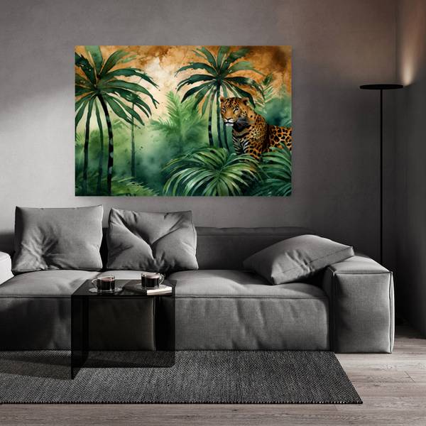 Canvas schilderij Tropen 90 x 60 cm