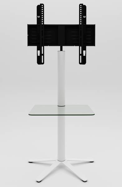 TV Möbel Xila Weiß - Metall - 61 x 100 x 61 cm