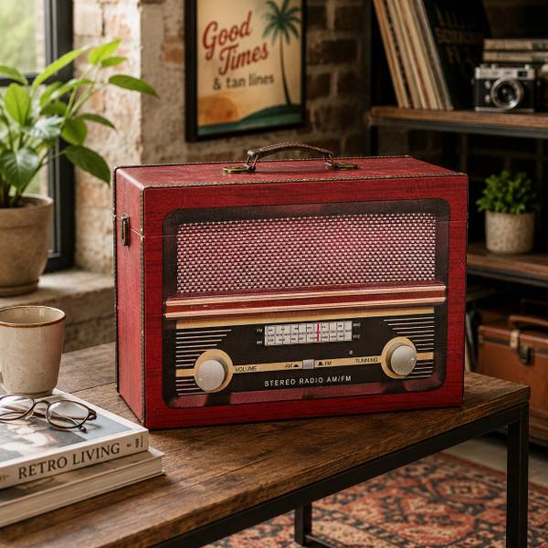 Aufbewahrungsbox GAGA Rot - Holzwerkstoff - 16 x 32 x 44 cm