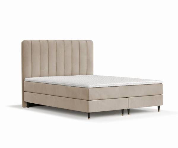 Boxspringbett Kobbe  Braun - Liegefläche Breite: 180 cm
