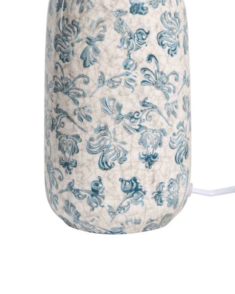 Tischlampen LEMPA Blau - Weiß - Keramik - 23 x 45 x 23 cm