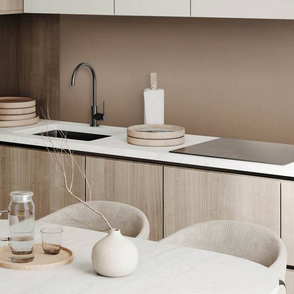 Vinylfliese Nussbraun 20er-Set 20 x 20 cm