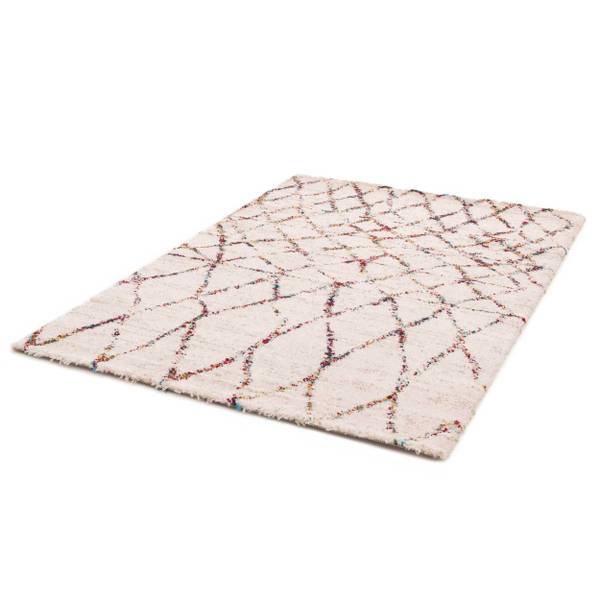 Teppich Asma Beige - Textil - 120 x 1 x 170 cm