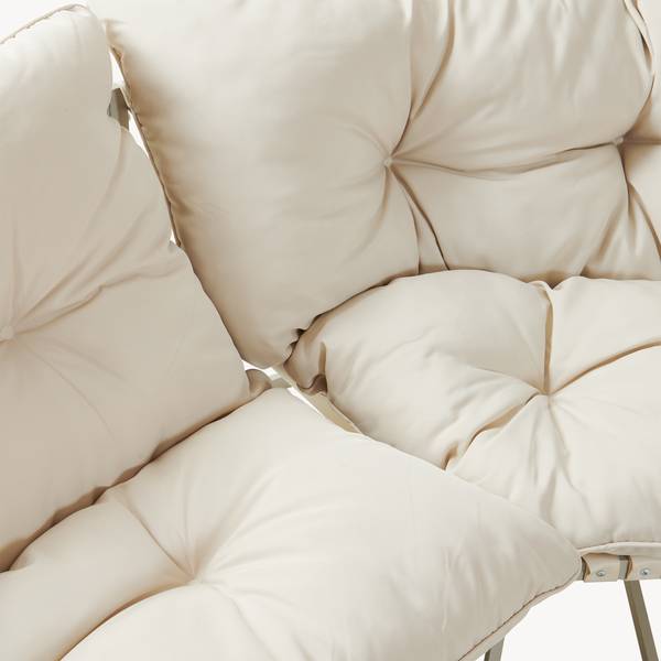 Gartenmöbelset Karg 2-tlg. Beige - Braun
