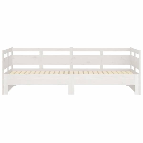 Tagesbett 3015648 Weiß - Kiefer - 181 x 66 x 203 cm