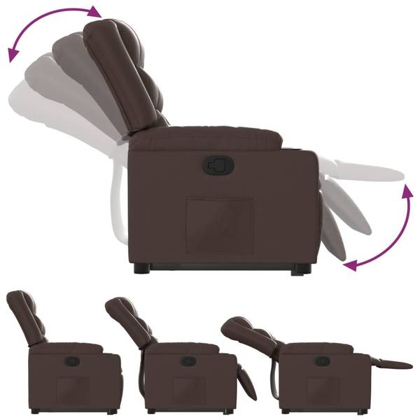 Relaxsessel mit Aufstehhilfe 3032751-1 Braun