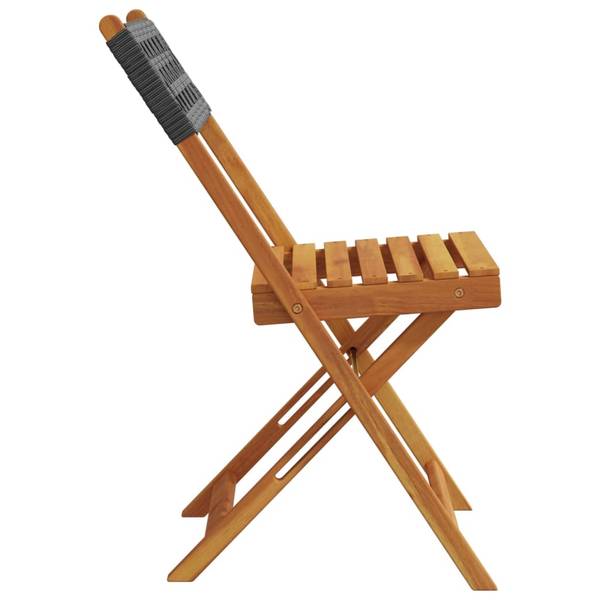 Tuinstoel 3033692-4 set van 8 zwart