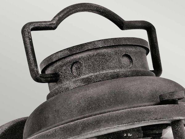 Außenwandlaterne Anthrazit, Höhe 28cm Anthrazit - Durchsichtig