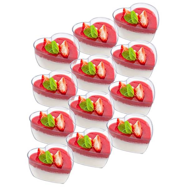 Dessertbecher 12er Set SET122 Kunststoff - 9 x 4 x 9 cm
