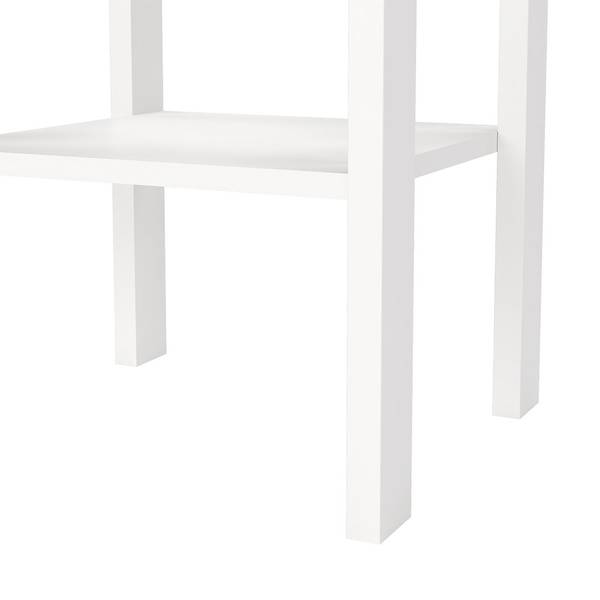 Nachttisch Madrid Weiß - Holzwerkstoff - 40 x 71 x 35 cm