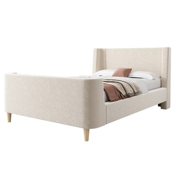 Polsterbett VELVⅠ Beige
