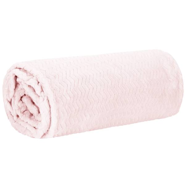 Tagesdecke 160x200 cm Überwurf Wohndecke Pink - Textil - 160 x 200 x 2 cm