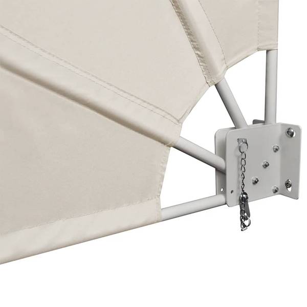 Seitenmarkise M684185 Creme - 140 x 140 x 140 cm
