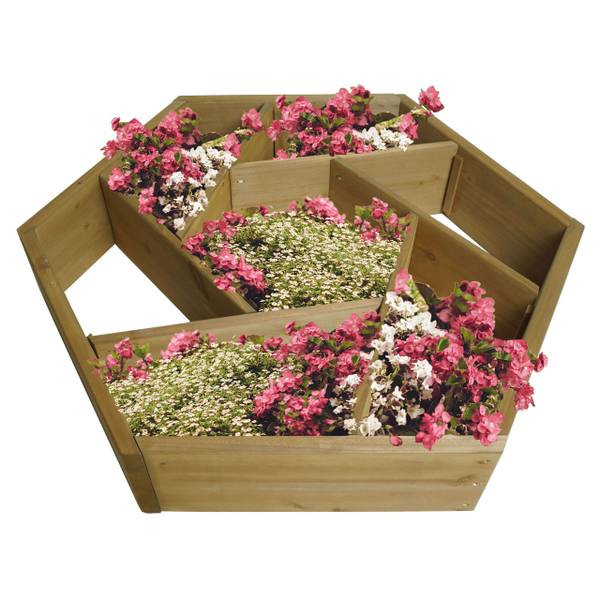 Jardinière L70 Marron - Sapin - 100 x 18 x 87 cm