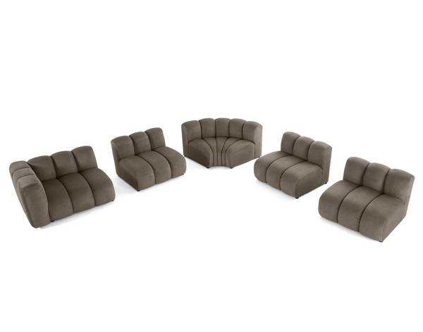 Ecksofa DEBBIE Taupe
