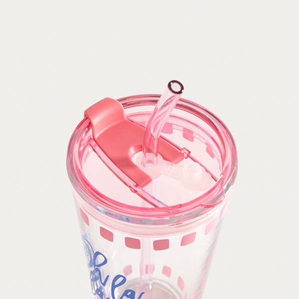 Glas EMBO SUMMER Rot - Glas - 9 x 15 x 9 cm