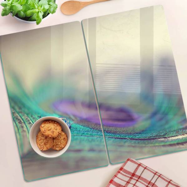 Snijplank Veert 2-dlg glas - 52 x 1 x 30 cm