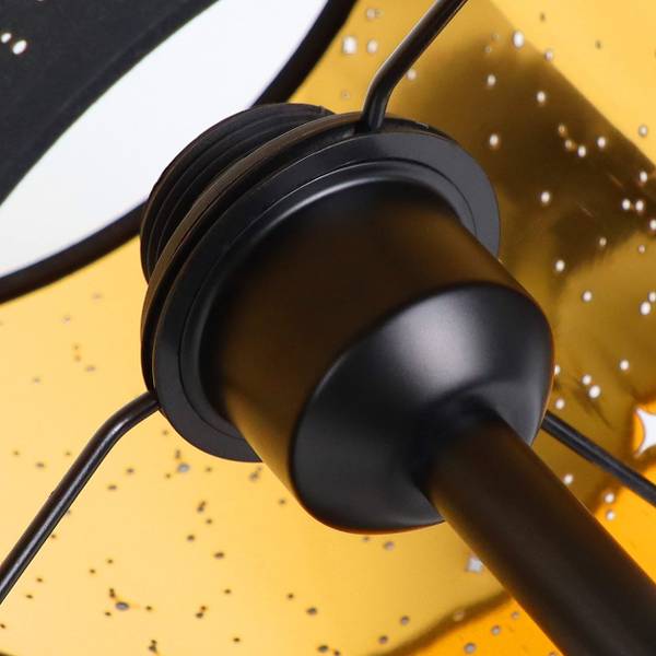 Tafellamp Hoffnung zwart - metaal - 19 x 32 x 19 cm