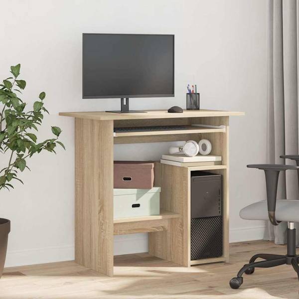 Bureau 3000627 Marron - Bois manufacturé - 45 x 74 x 80 cm