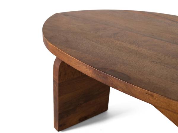 Couchtisch 2102 Braun - Massivholz - 110 x 37 x 110 cm