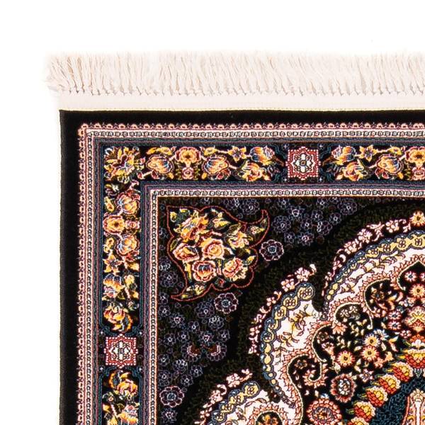 Orientteppich Amira Schwarz - Naturfaser - 100 x 1 x 300 cm