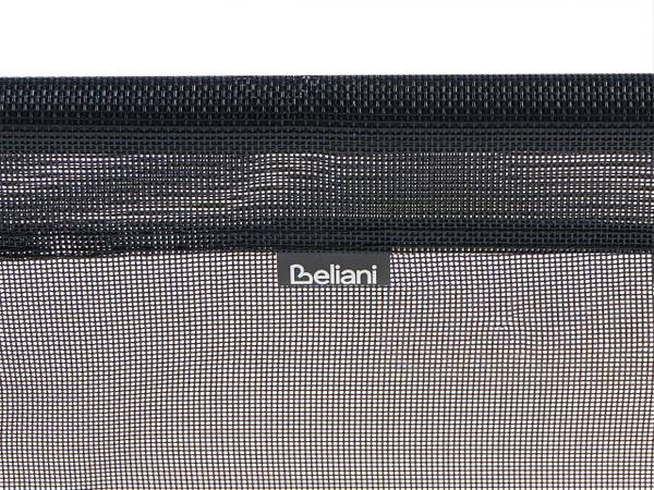 Gartenliege AMBATO Schwarz - Metall - 58 x 30 x 188 cm