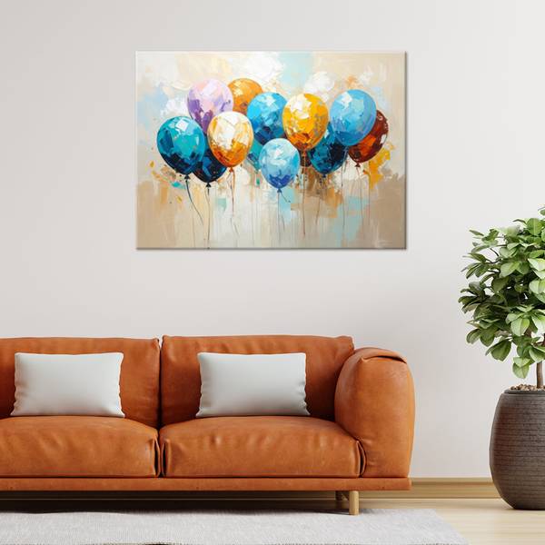 Leinwandbild Abstraktion 1-Teilig 60 x 40 cm